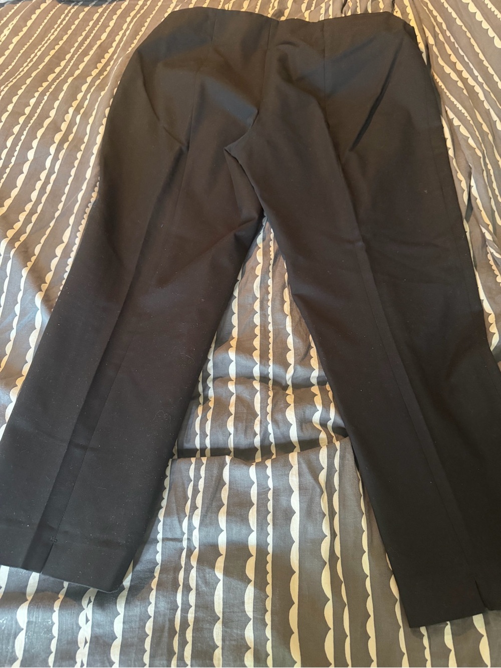 Ellen Tracy Black Straight-Leg Dress Trousers